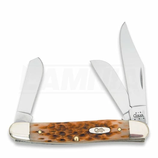 Case Cutlery Large Stockman Amber Bone Pocket Knife 00128 3 Case Cutlery Large Stockman Amber Bone Pocket Knife 00128
