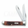 Case Cutlery Mini Trapper Chestnut Bone Pocket Knife 07012 -Tools Store Online 12597 CA7012 01