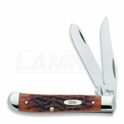 Case Cutlery Mini Trapper Chestnut Bone Pocket Knife 07012