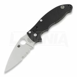 Spyderco Manix 2 Folding Knife, Combo Edge C101GPS2