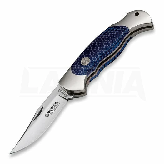 Böker Boyscout Honeycomb Folding Knife, Blue 112603 3 Böker Boyscout Honeycomb Folding Knife, Blue 112603