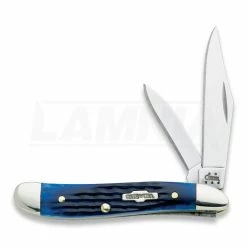 Case Cutlery Peanut Blue Bone Pocket Knife 2802