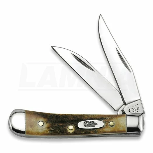 Case Cutlery Tiny Trapper Stag Pocket Knife 5968 3 Case Cutlery Tiny Trapper Stag Pocket Knife 5968