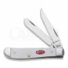 Case Cutlery Mini Trapper White Pocket Knife 60186 1 Case Cutlery Mini Trapper White Pocket Knife 60186 -Tools Store Online 23212 CA60186 01