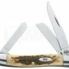 Case Cutlery Stockman Amber Bone Pocket Knife 039 -Tools Store Online 2592 CA039 01