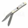 Hen & Rooster Damascus Trapper Pocket Knife, 3 1/2" -Tools Store Online 26266 HR212MOPDM 01