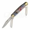 Hen & Rooster Stockman Mini Pocket Knife, Star Spangle -Tools Store Online 26325 HR303STAR 01