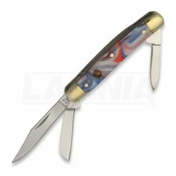 Hen & Rooster Stockman Mini Pocket Knife, Star Spangle