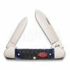 Case Cutlery Canoe Navy Blue Bone Pocket Knife 07309 -Tools Store Online 35068 CA07309 01
