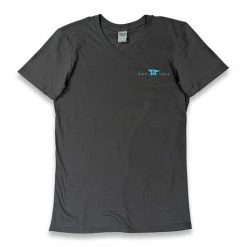 Buck Women's Gray-Teal T-shirt
