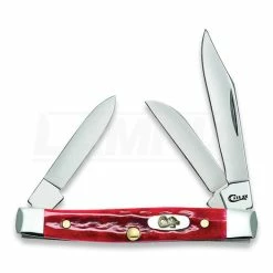 Case Cutlery Sm Stockman PW Red Bone Pocket Knife 10305