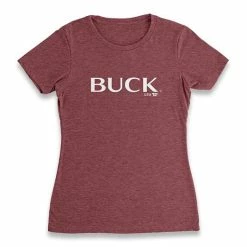 Buck Womens T-shirt, Red