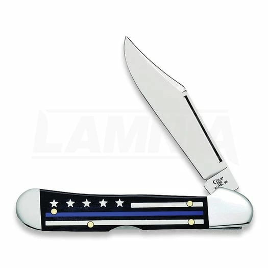 Case Cutlery Mini Copperlock Blue Line Pocket Knife 06569 3 Case Cutlery Mini Copperlock Blue Line Pocket Knife 06569