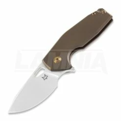 Fox Suru Bronze Anodized Titanium Folding Knife FX-526LEBR