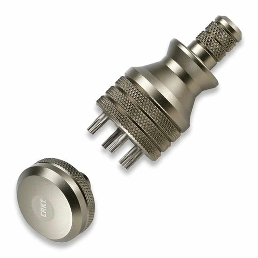 CRKT 6 Bit Driver Tool Silver 3 CRKT 6 Bit Driver Tool Silver