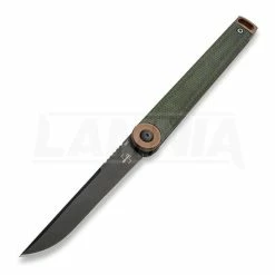 Böker Plus Kaizen Green Canvas Micarta Folding Knife 01BO391