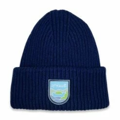 Roselli Beanie Cashmere & Merino Wool, Turquoise Patch R1035B